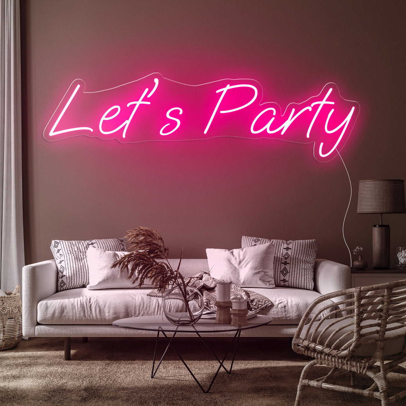 LET'S PARTY NEON SIGNS