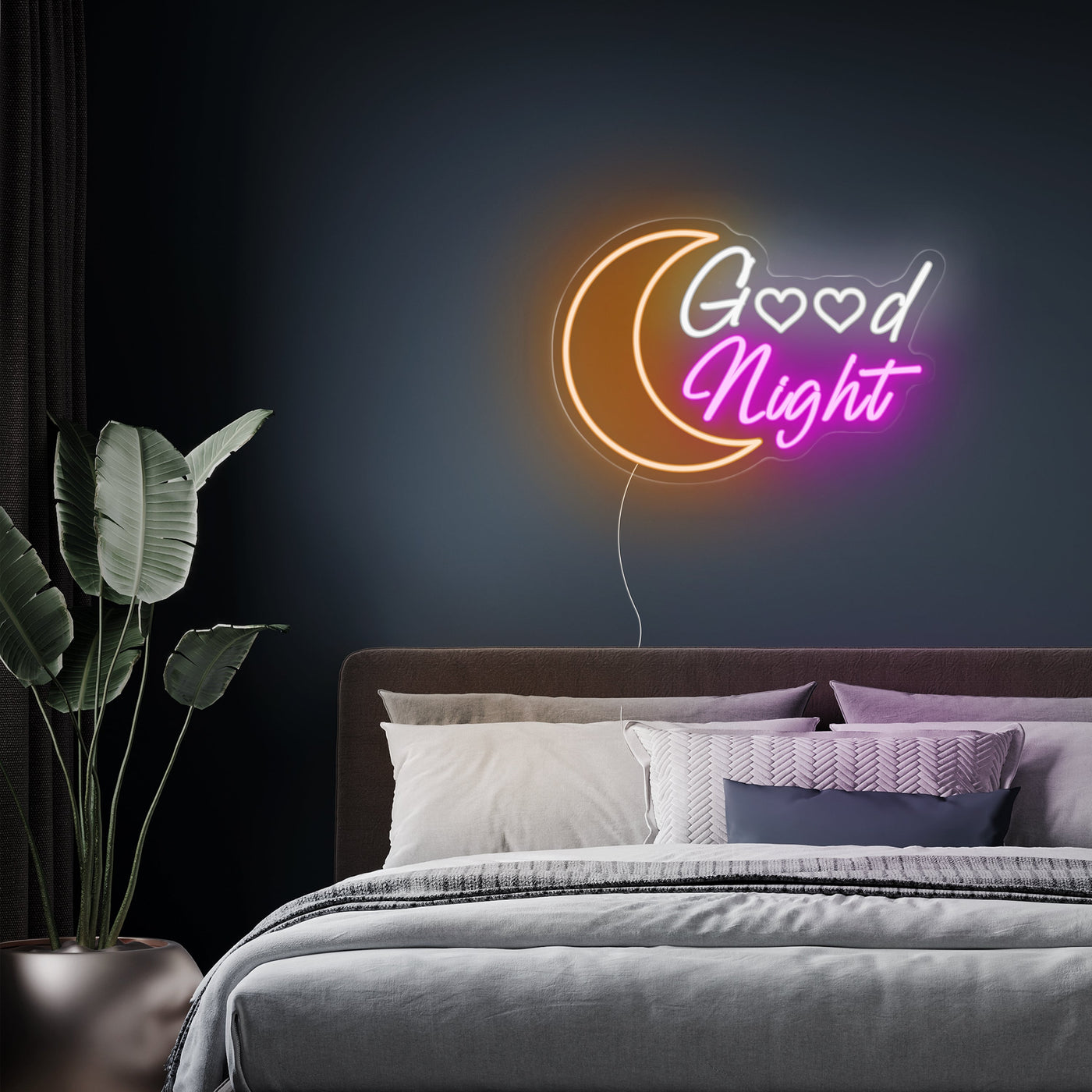 GOOD NIGHT NEON SIGNS PURPLE