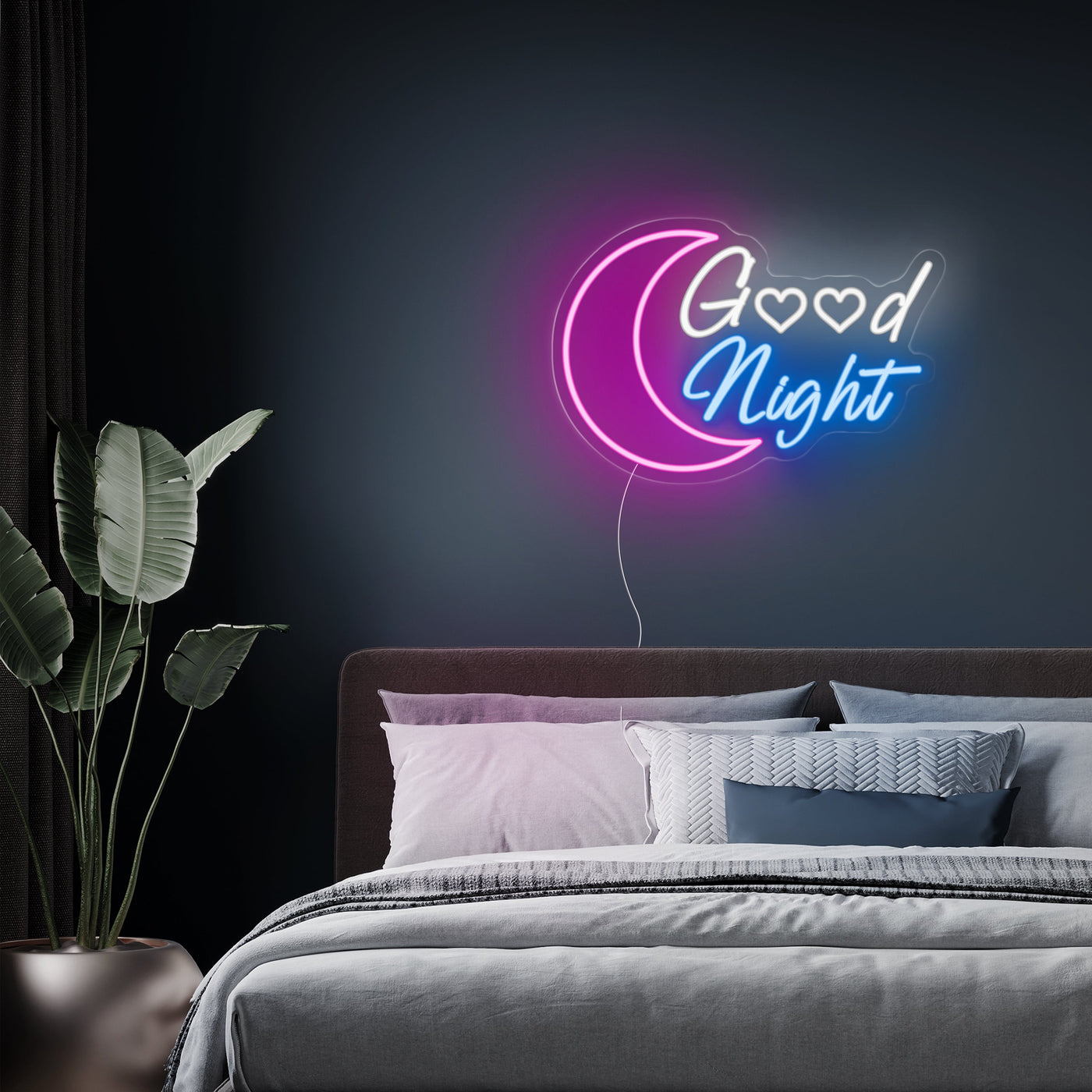 GOOD NIGHT NEON SIGNS PURPLE