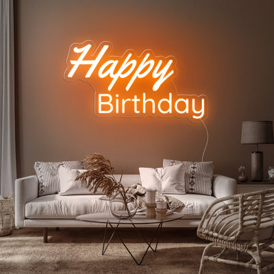 HAPPY BIRTHDAY NEON SIGNS LED NEON LIGHT