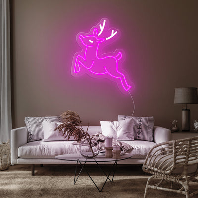 CHRISTMAS ANTELOPE NEON SIGN