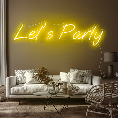 LET'S PARTY NEON SIGNS