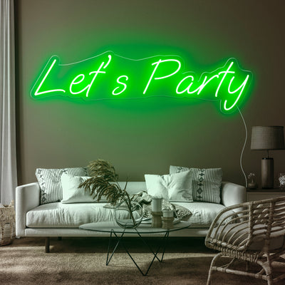 LET'S PARTY NEON SIGNS