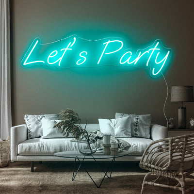 LET'S PARTY NEON SIGNS