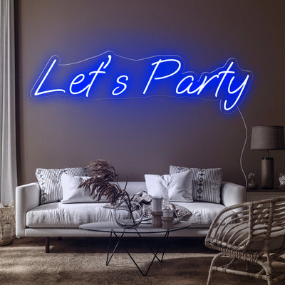 LET'S PARTY NEON SIGNS