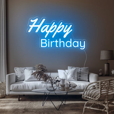 HAPPY BIRTHDAY NEON SIGNS LED NEON LIGHT