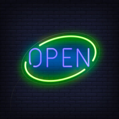 Open - LED Neon Signs Style A