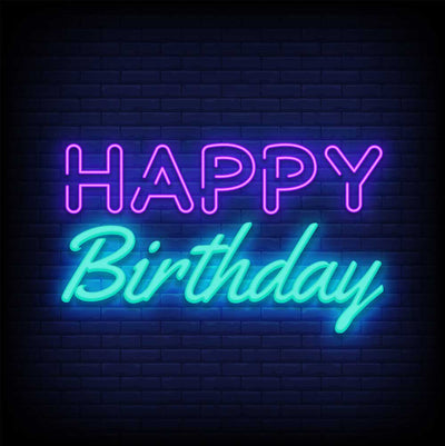 HAPPY BIRTHDAY - LED NEON SIGNS