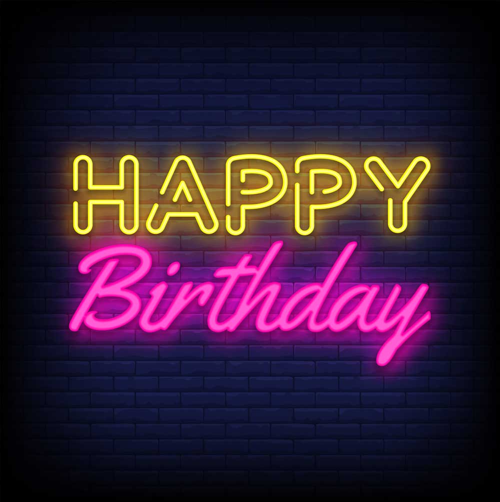 HAPPY BIRTHDAY - LED NEON SIGNS