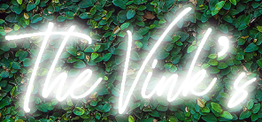 Personalized neon lights:The Vink’s/ the “belle” font/ white light /48inch width