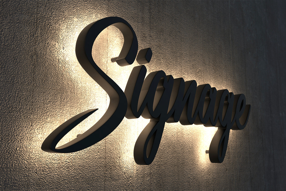 Personalized Business Commercial Sinage Sign Led Illuminated Backlit Front Light 3d Metal Channel Letters