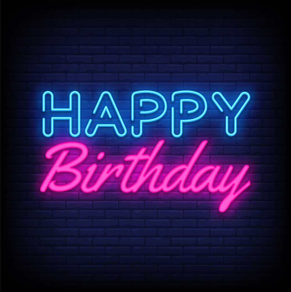 HAPPY BIRTHDAY - LED NEON SIGNS