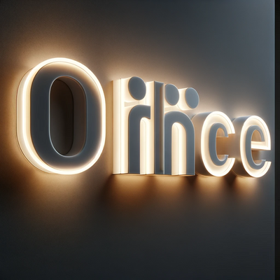 Illuminated 3d Logo Sinage Backlit Light Channel Letters Led Company Wall Decor