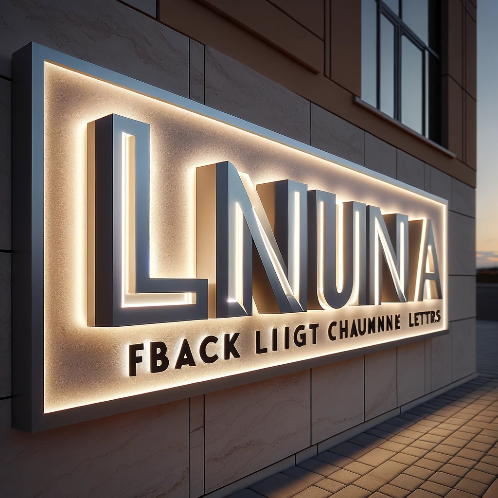 LED BACKLIT SIGNAGE HALO LIT CHANNEL LETTERS 3D ILLUMINATED WALL SIGNS ...