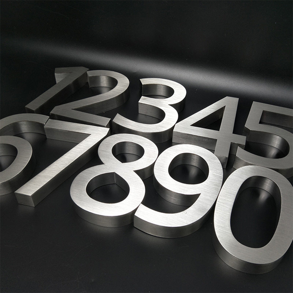 Backlit Led Address Numbers Number Plate Of House Sign