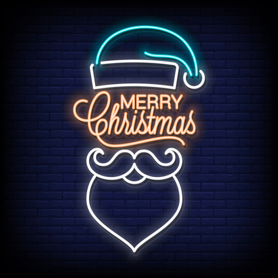 Santa Claus --LED NEON SIGNS--BLUE