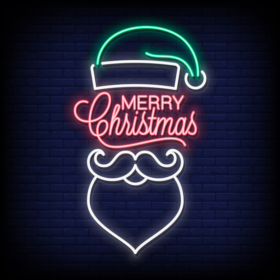 Santa Claus --LED NEON SIGNS--BLUE