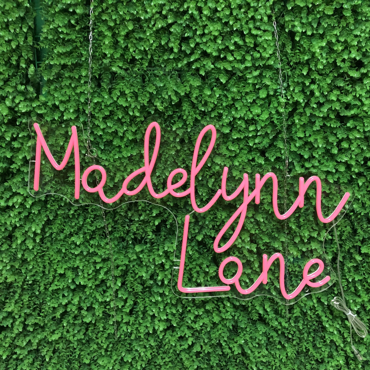 Line Neon Sign NNEEOONN® Online Custom Personalize Text Two Line Neon Sign LED Custom