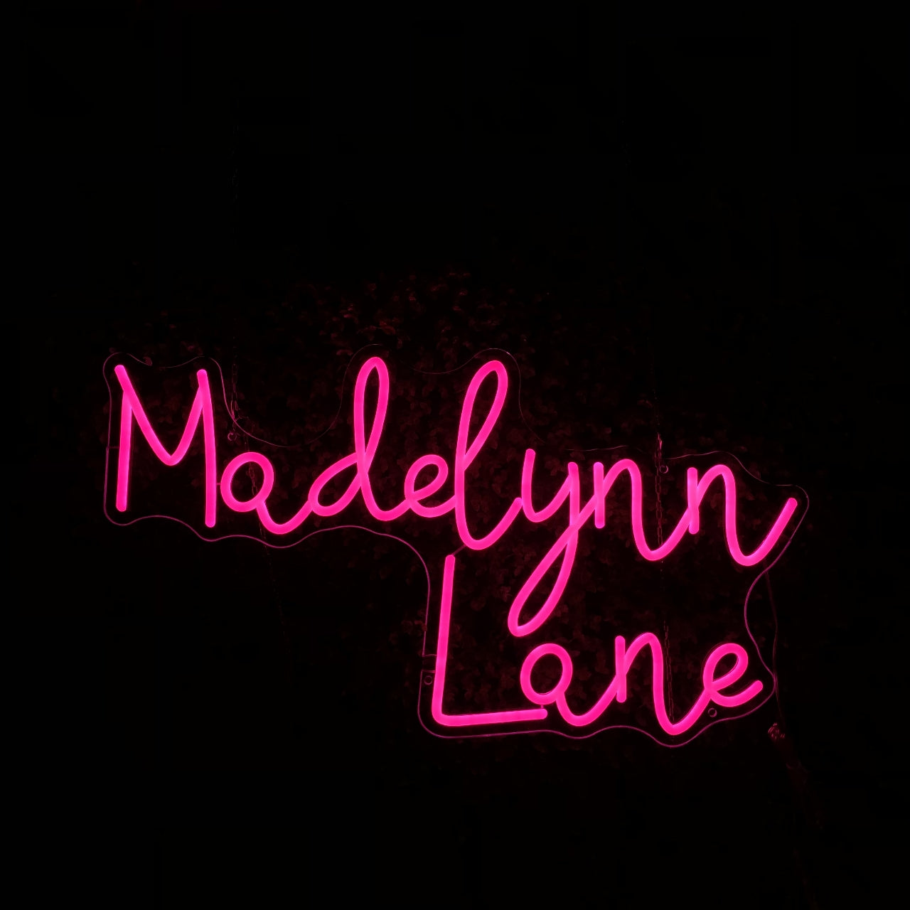 Line Neon Sign NNEEOONN® Online Custom Personalize Text Two Line Neon Sign LED Custom
