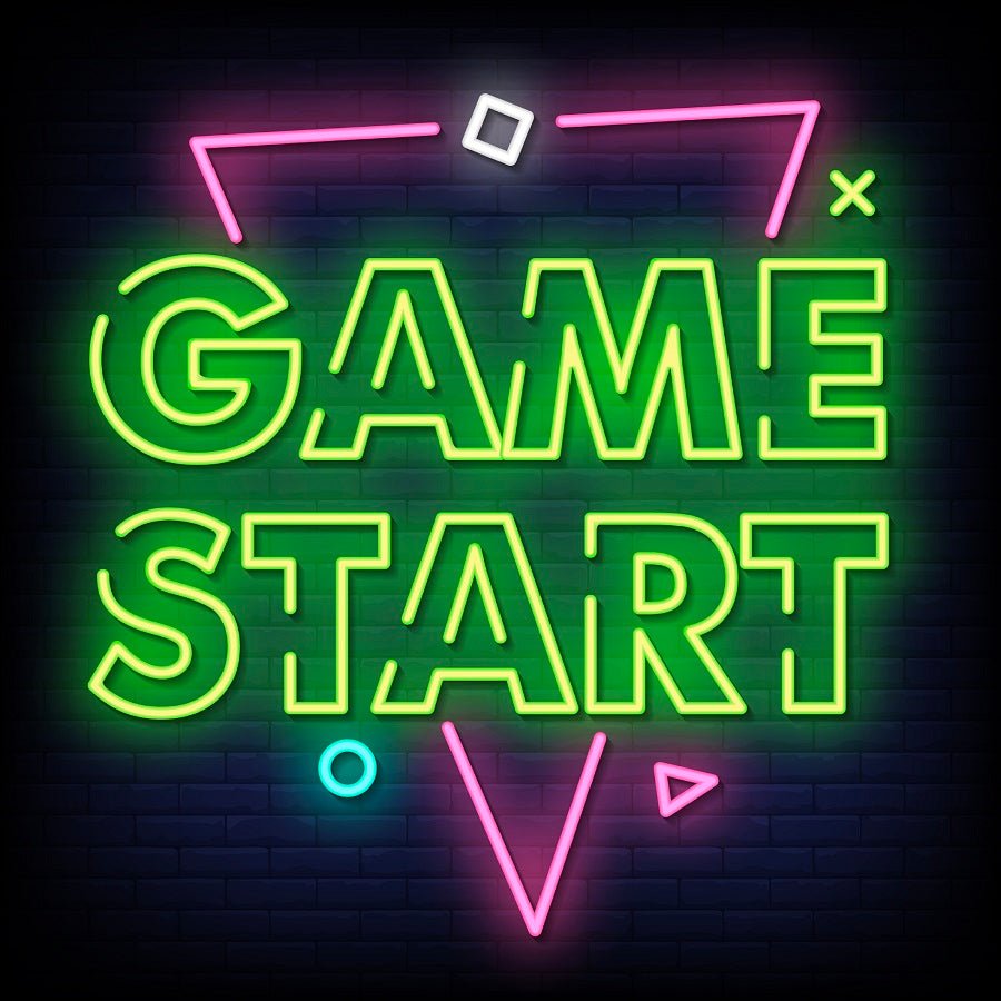 GAME START- LED Neon Signs