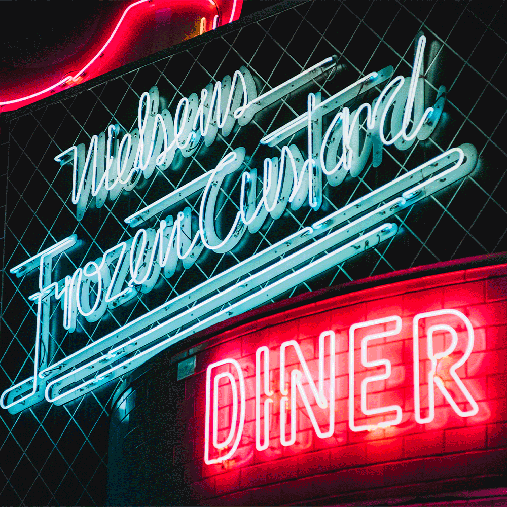 Line Neon Sign NNEEOONN® Online Custom Personalize Text Two Line Neon Sign LED Custom