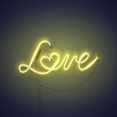 LOVE --LED NEON SIGNS--ORANGE