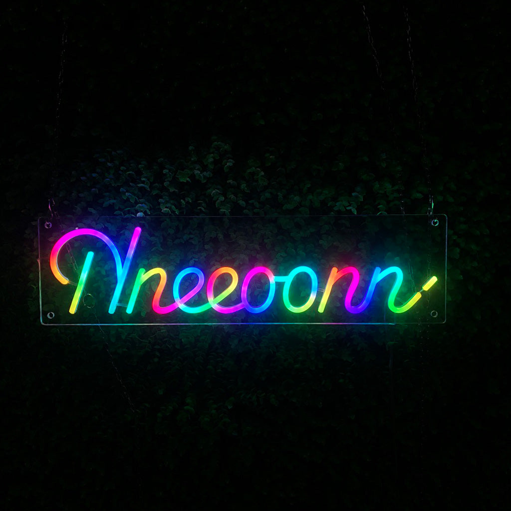 Neon Words Sign