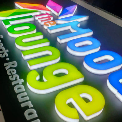 Acrylic 3d Business Logo Signs Illuminated Led Channel Letters Sign