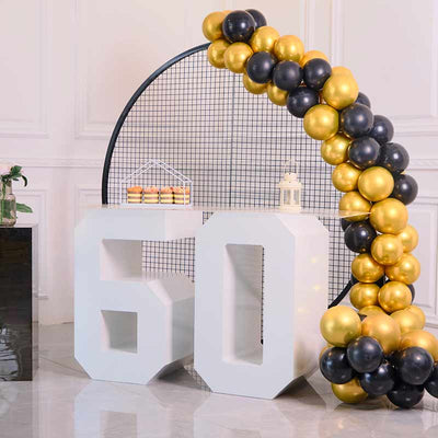 Giant 3d Non-Lighting Metal Table Letters Numbers Event Party Display Decoration