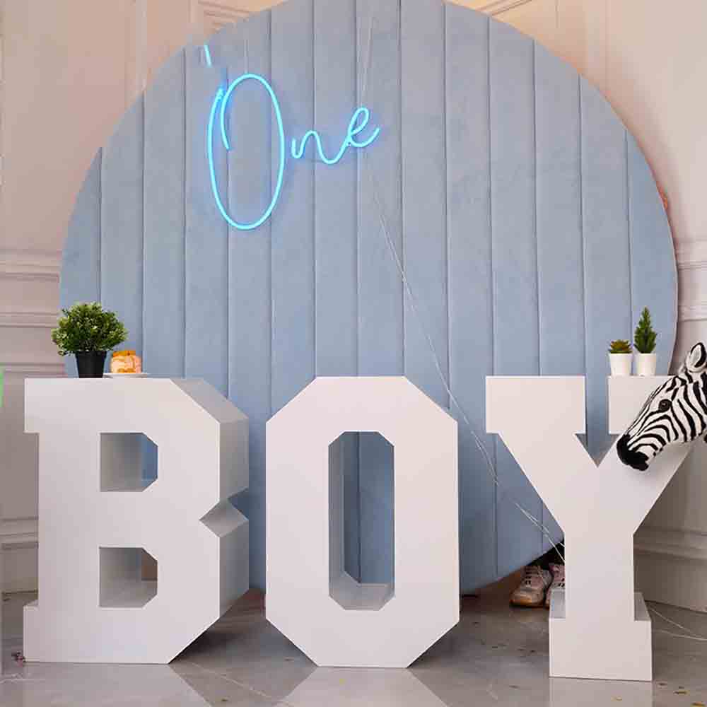 Large 3d Metal Non-Illuminated Table Numbers Letters Baby Shower Birthday Party Display Decoration