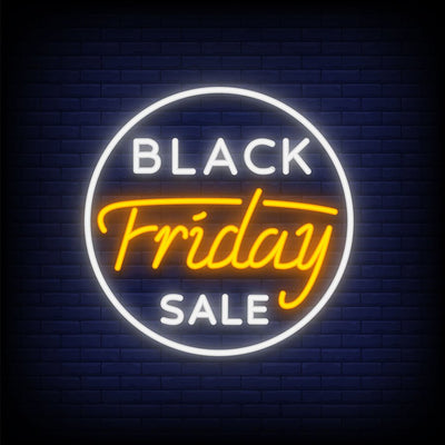 black friday led neon signs yellow color